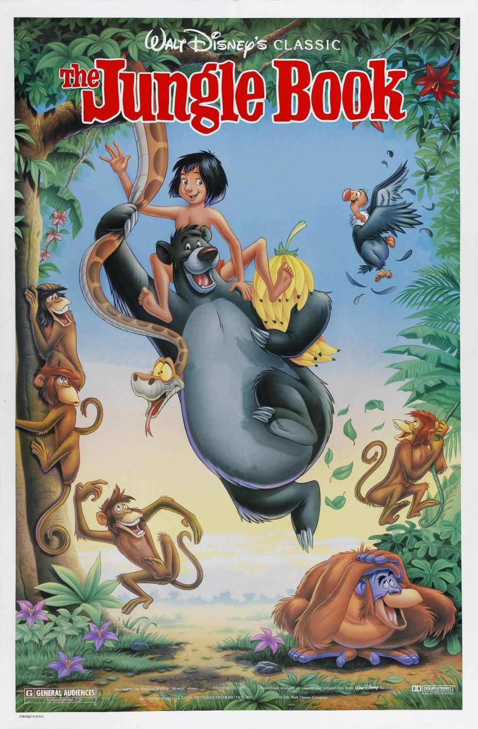 Мультфильм Книга джунглей / The Jungle Book (1967) Онлайн онлайн.