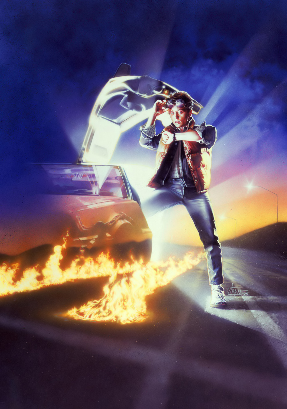 Back To The Future Art