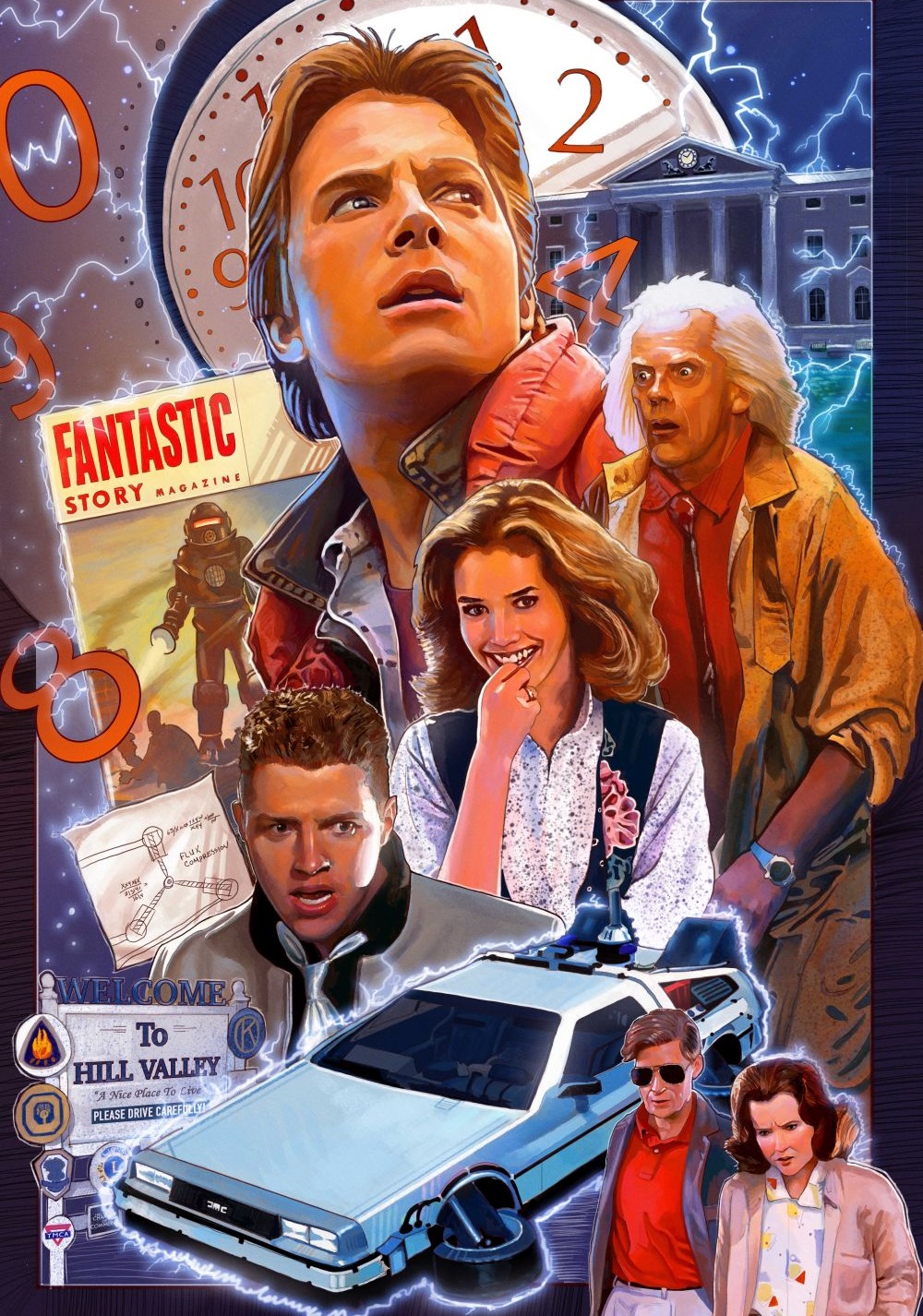 Back to the Future Part II Art