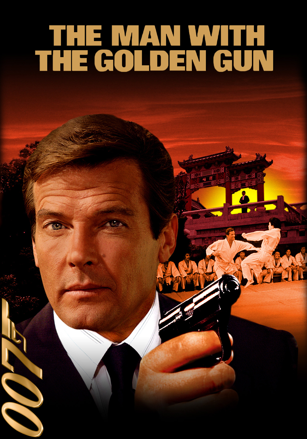 The Man with the Golden Gun Art