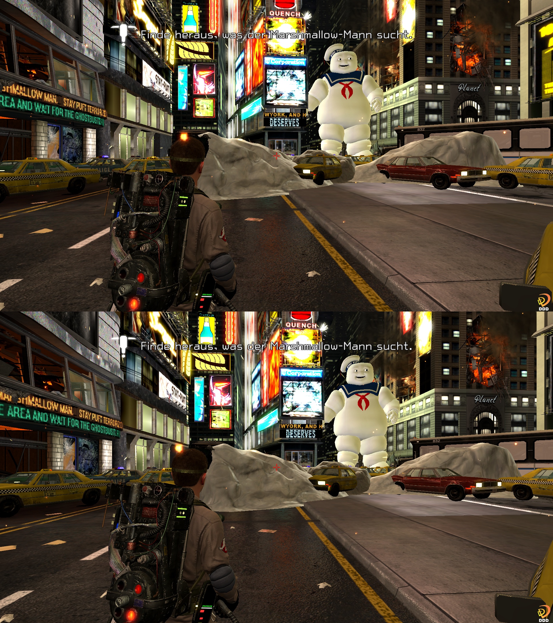 GHOSTBUSTERS - The Video Game 3D - Marshmallow-man by rocketman5004