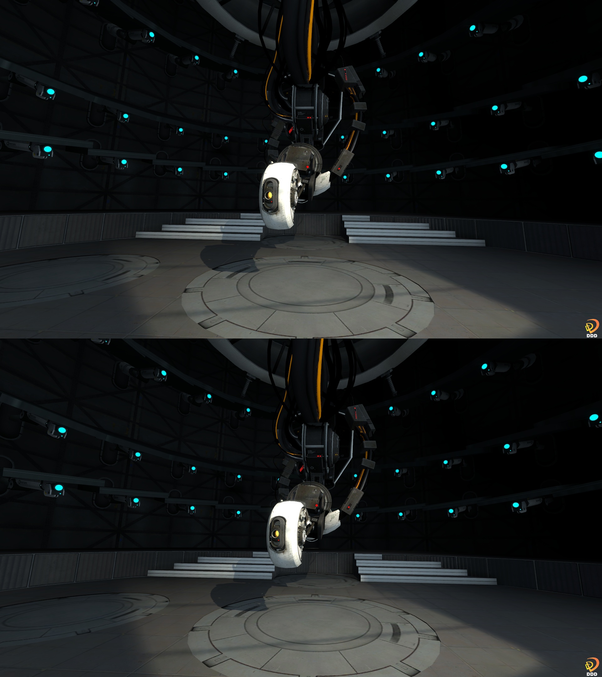 Portal 2 3D - GLaDOS by rocketman5004