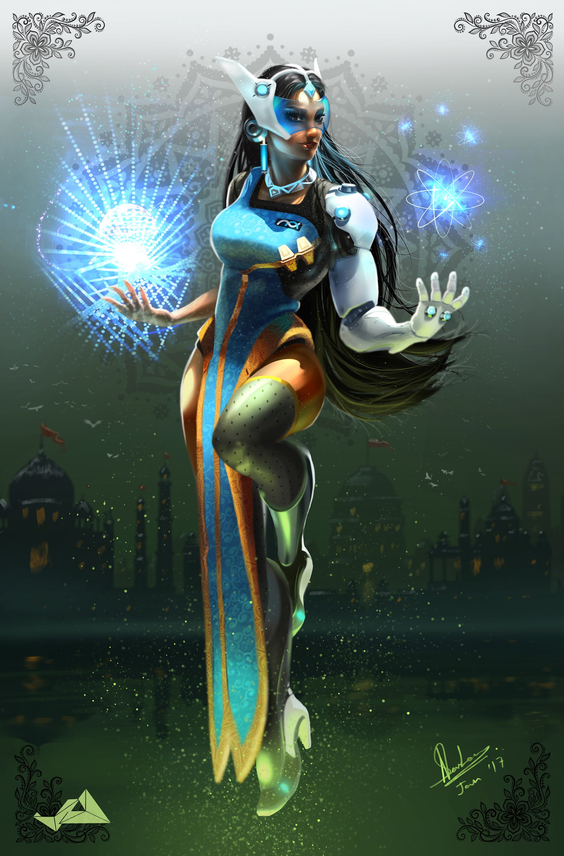 Download Symmetra (Overwatch) Video Game Overwatch Art