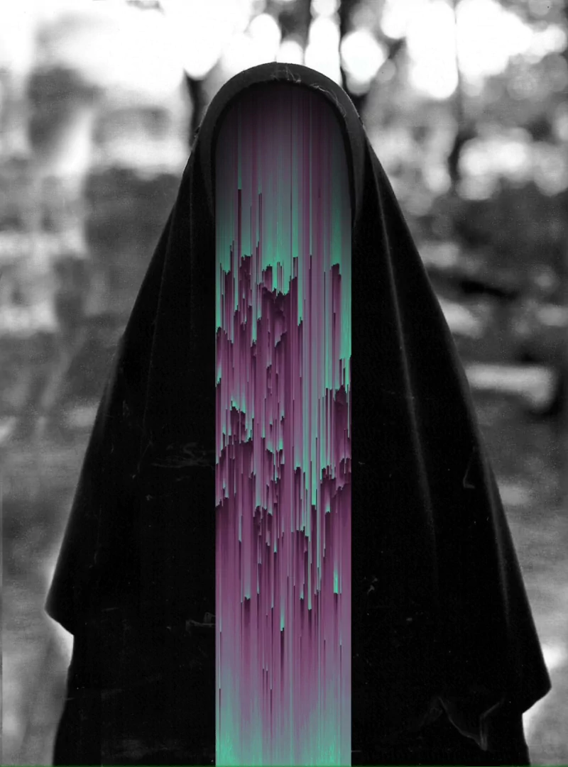 artistic glitch Abstract digital Image