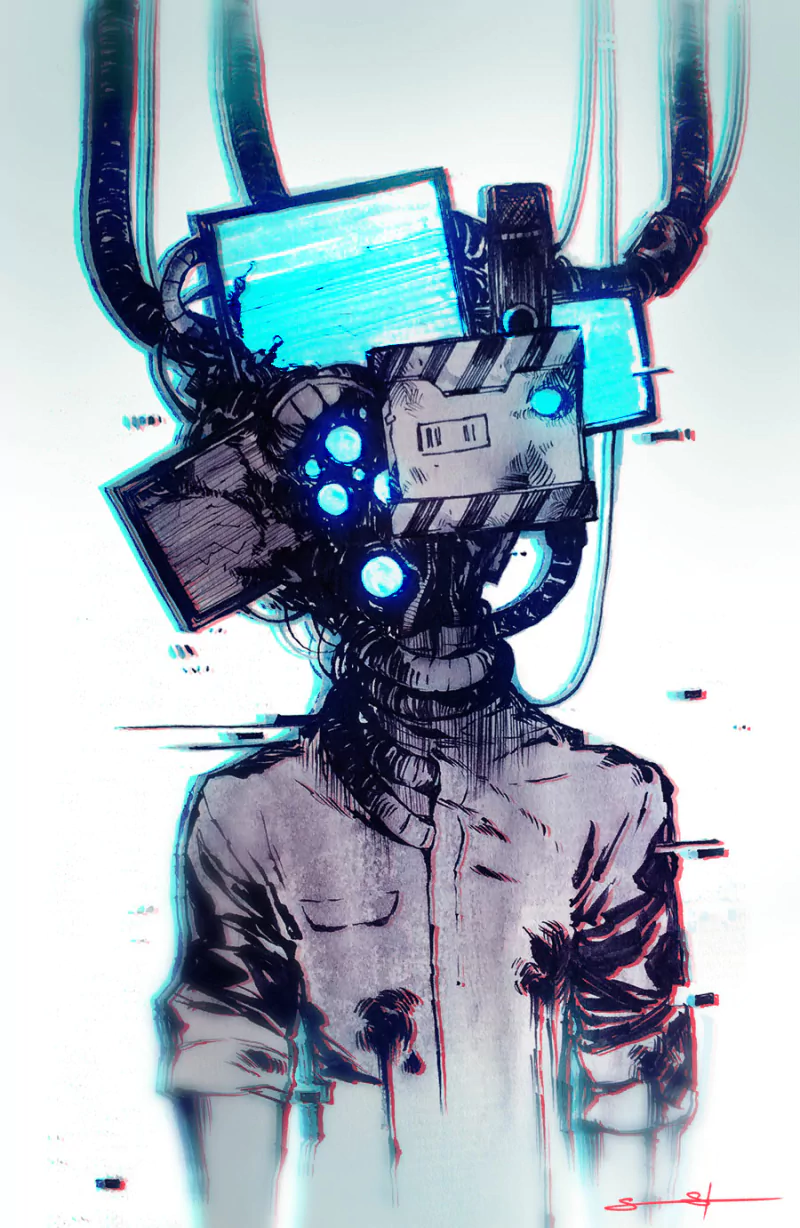 video game SOMA cyberpunk technology Digital Art Image