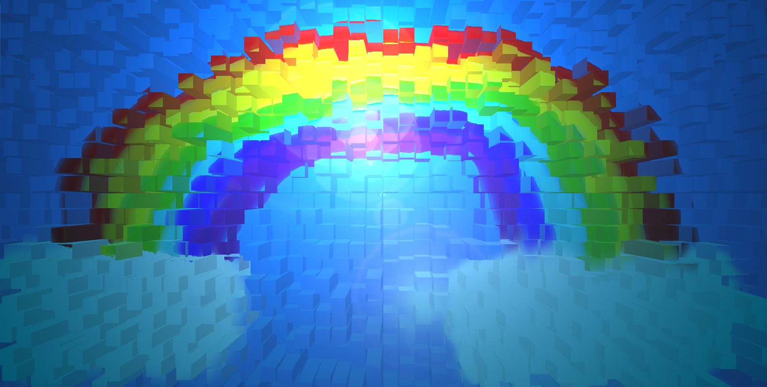 Rainbow Art by Adir