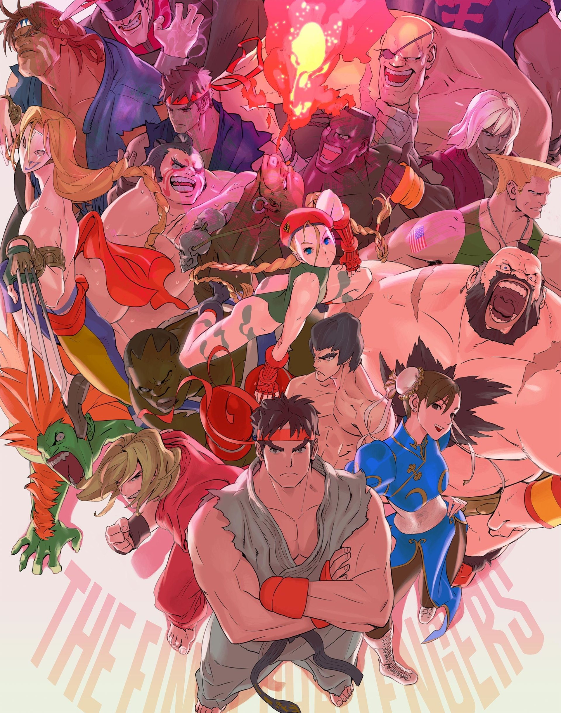 Download Video Game Ultra Street Fighter II: The Final Challengers Street Fighter Characters Fighting Art