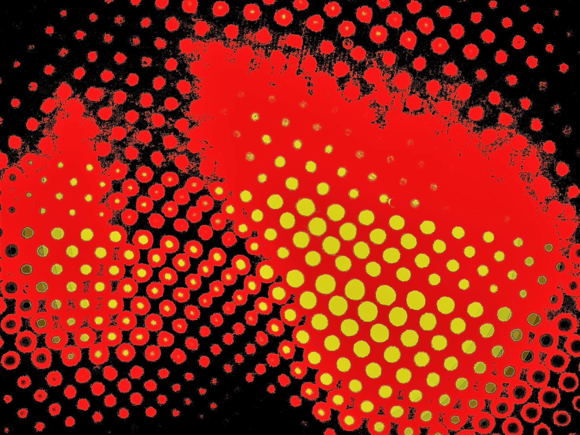 Red Dots (with gold) by Sakib-Abdullah