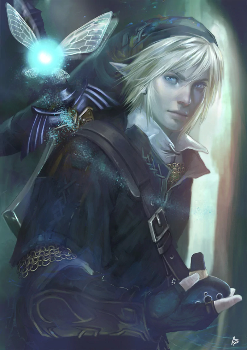 fairy Navi (The Legend Of Zelda) blue eyes pointed ears Link video game The Legend Of Zelda: Ocarina Of Time Image