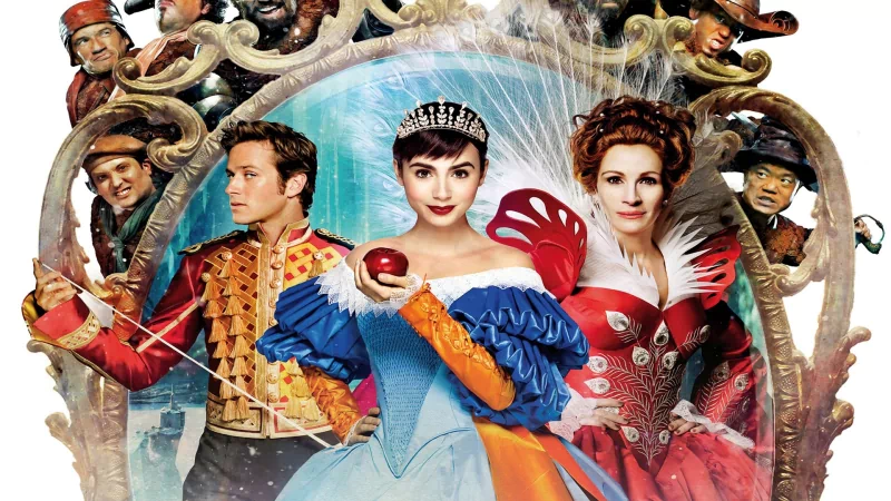 Prince Andrew Alcott Julia Roberts Snow White Lily Collins movie mirror mirror Image