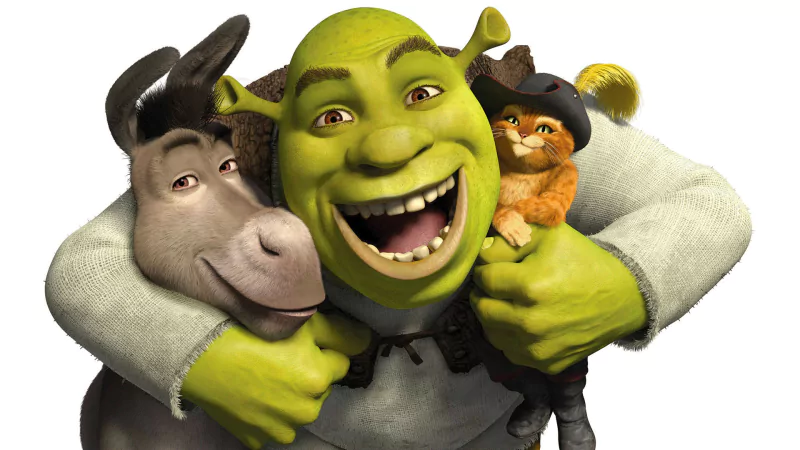 Puss in Boots Donkey (Shrek) Shrek (Character) movie shrek forever after Image
