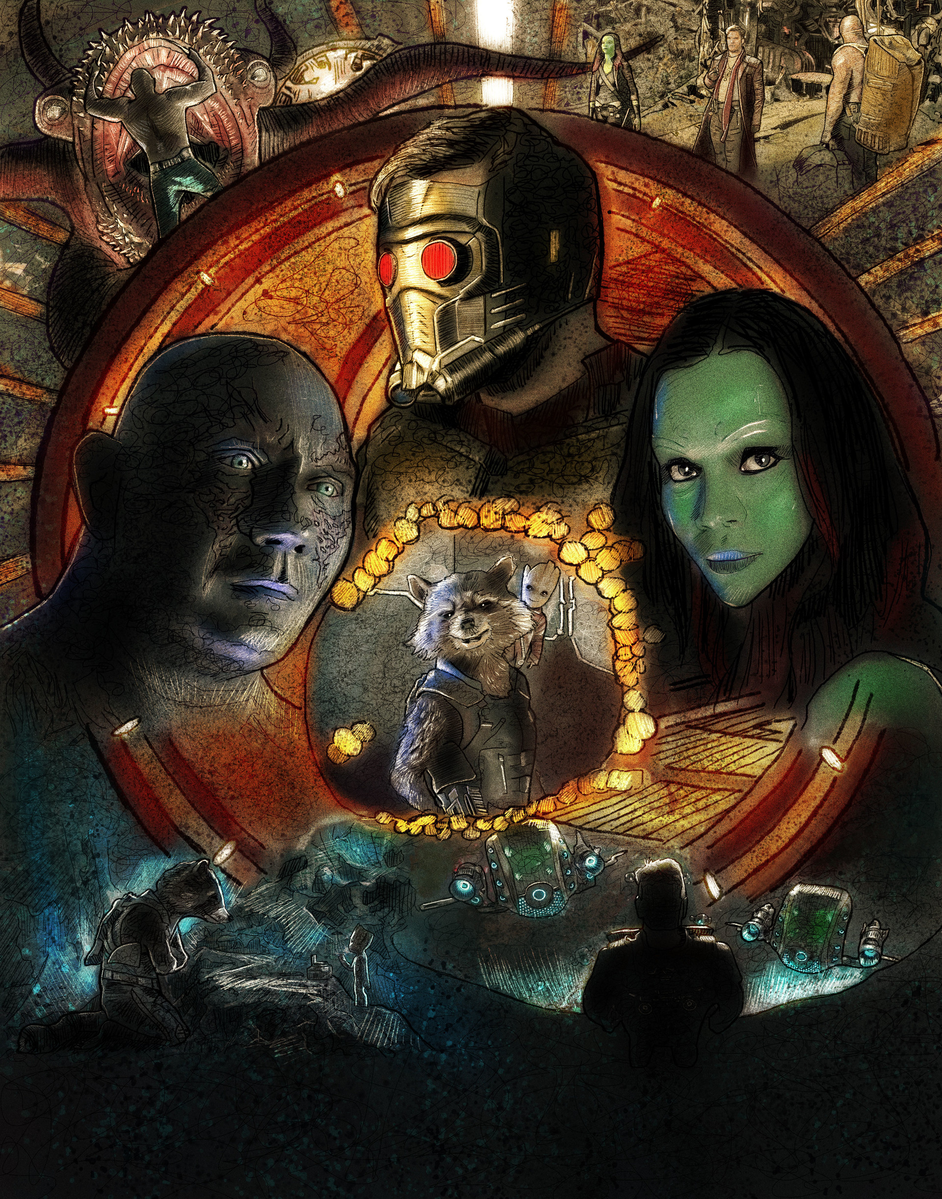 Guardians of the Galaxy Vol. 2 Art