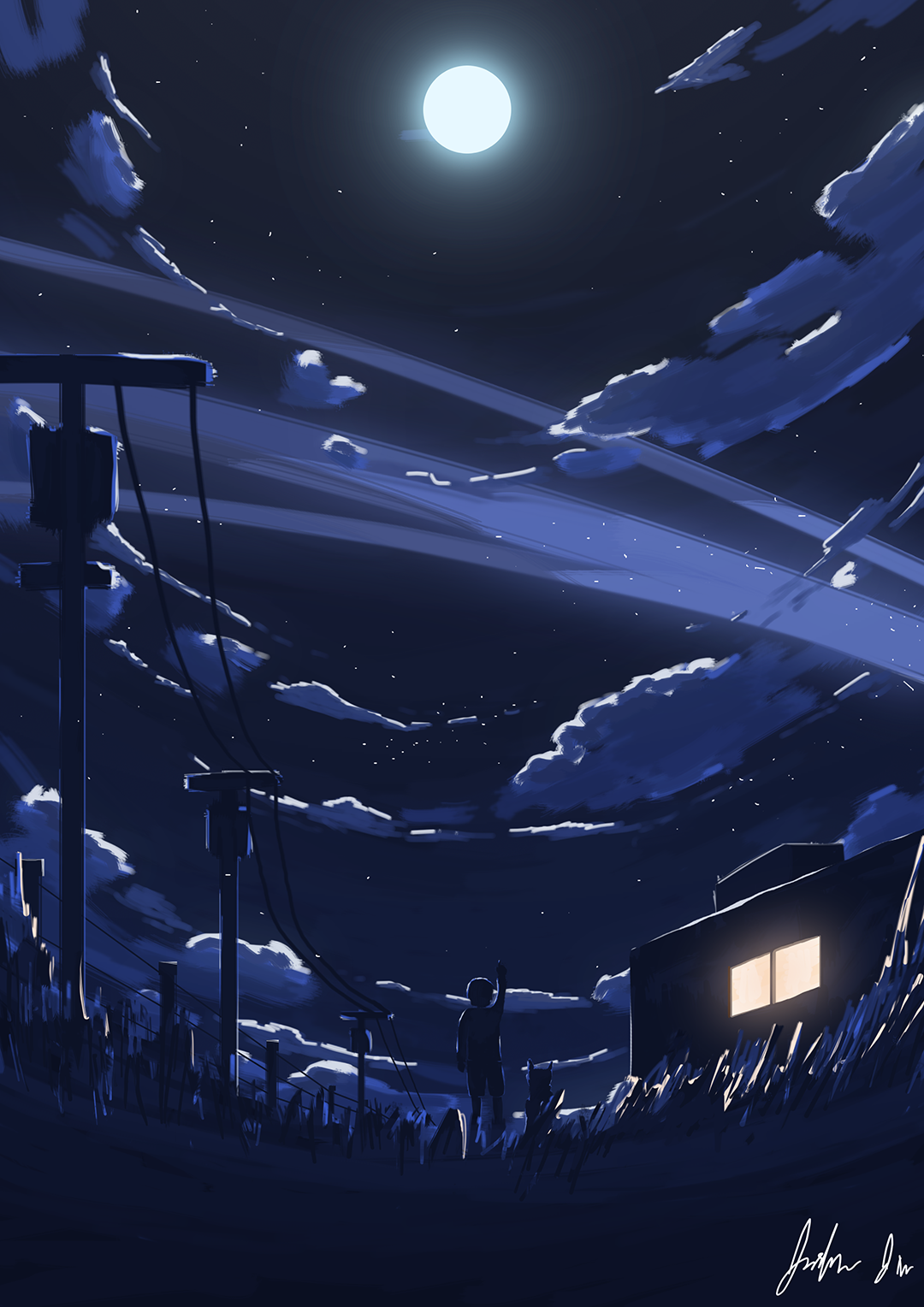 Under the moonlight by warpscan