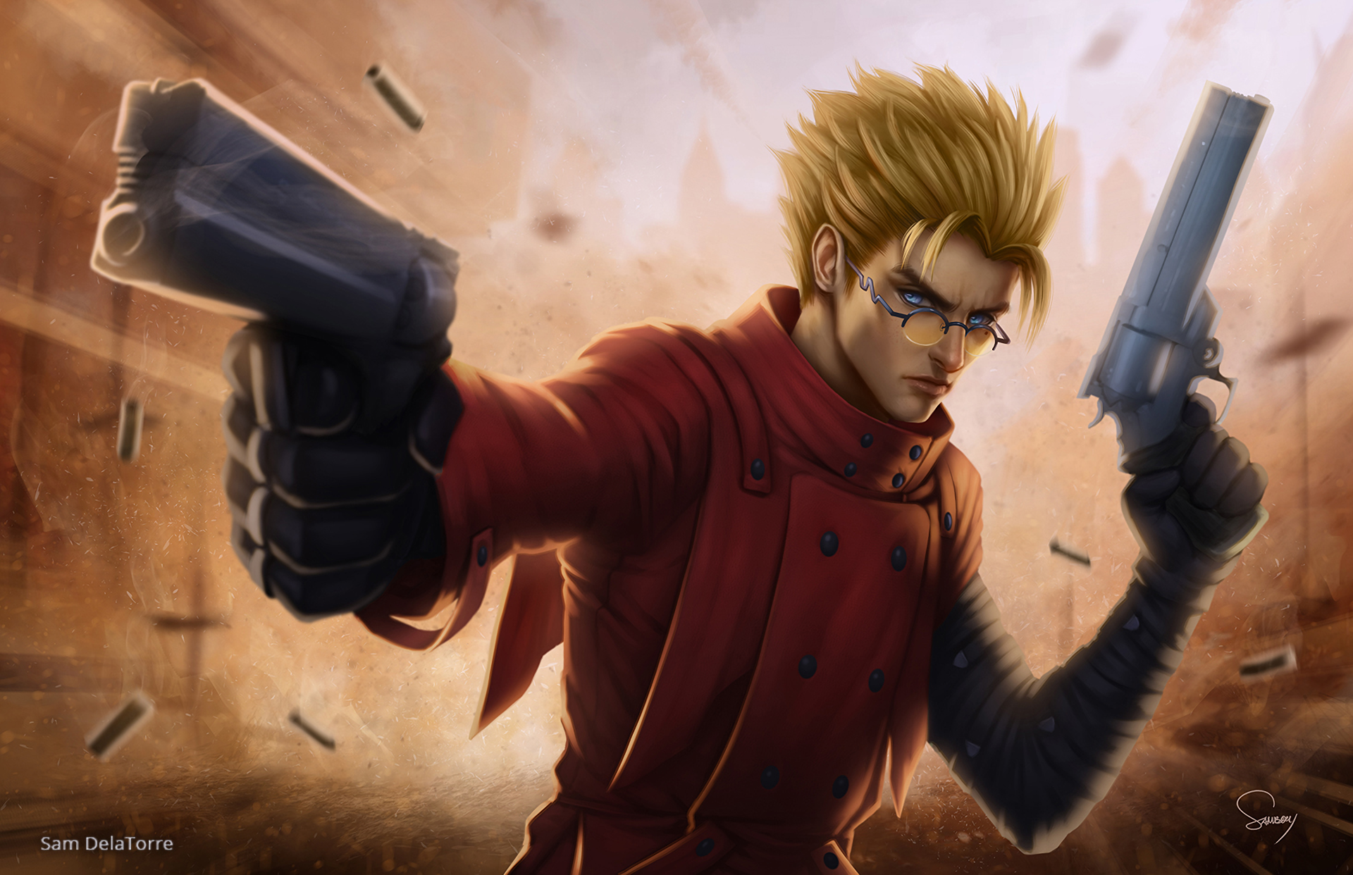 Download Vash The Stampede Anime Trigun Art