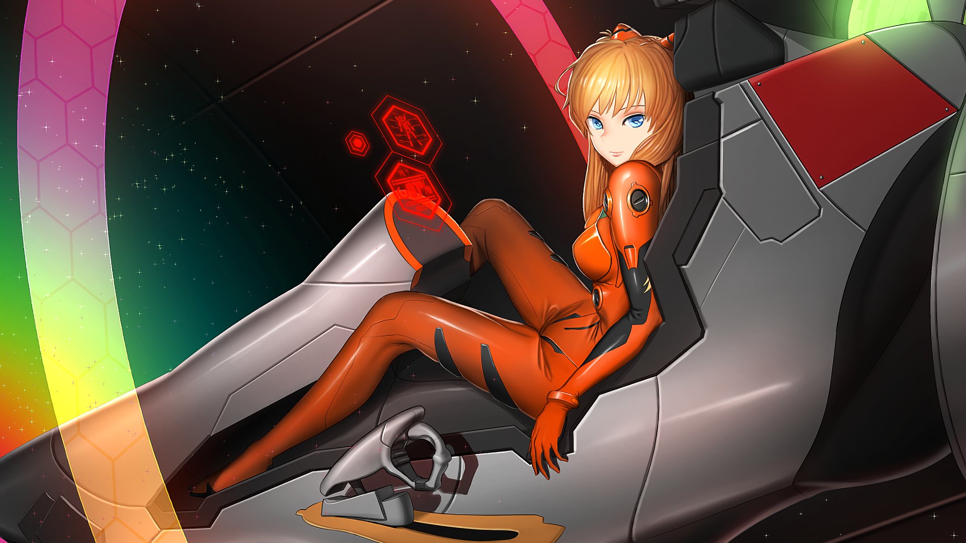 Download Asuka Langley Sohryu Anime Neon Genesis Evangelion Art