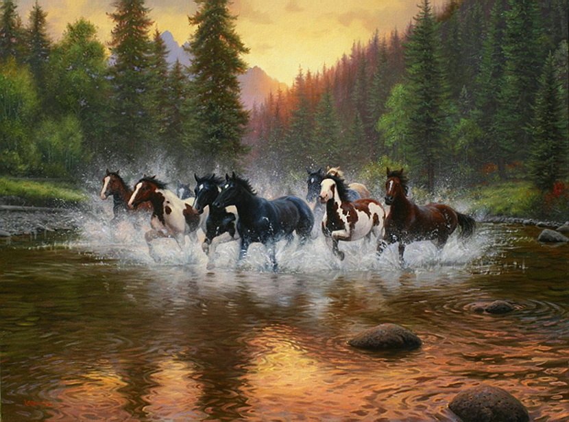 Horses Art ID 10380