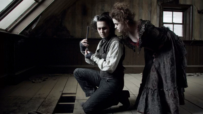 Helena Bonham Carter Johnny Depp movie Sweeney Todd: The Demon Barber of Fleet Street in Concert Image