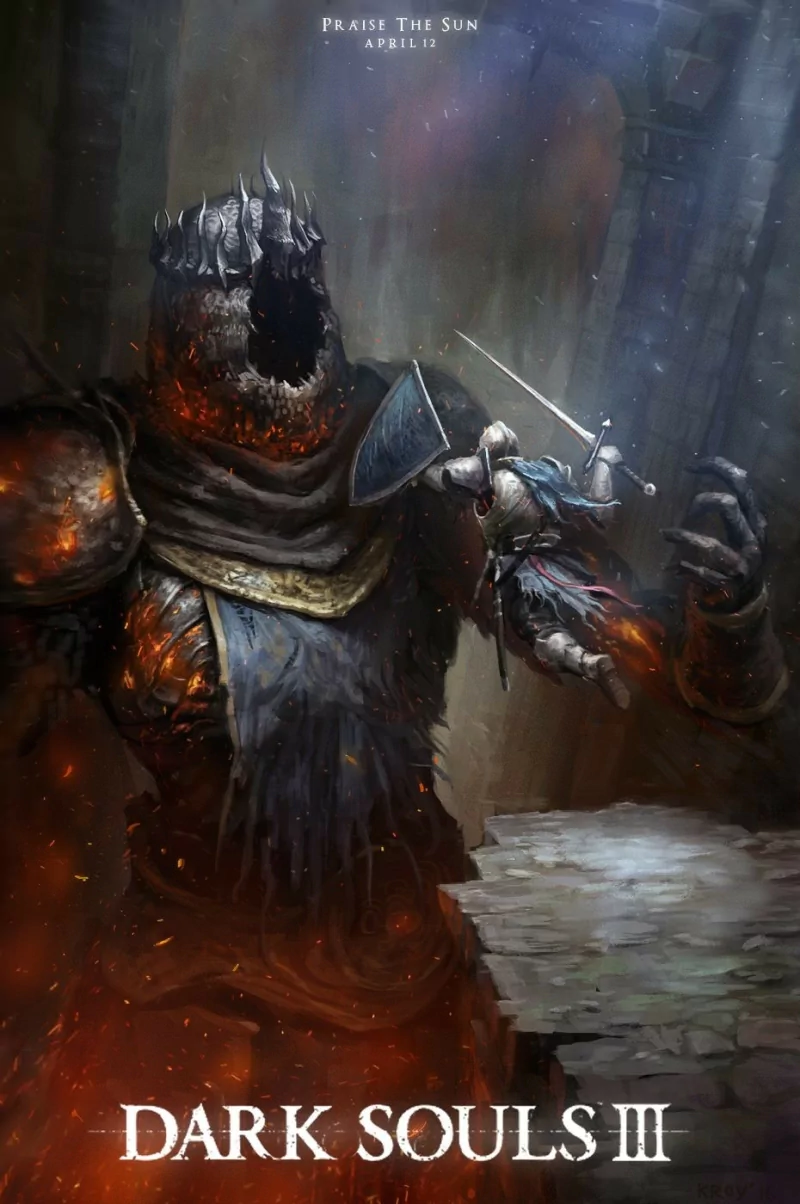 video game Dark Souls III Yhorm the Giant Image