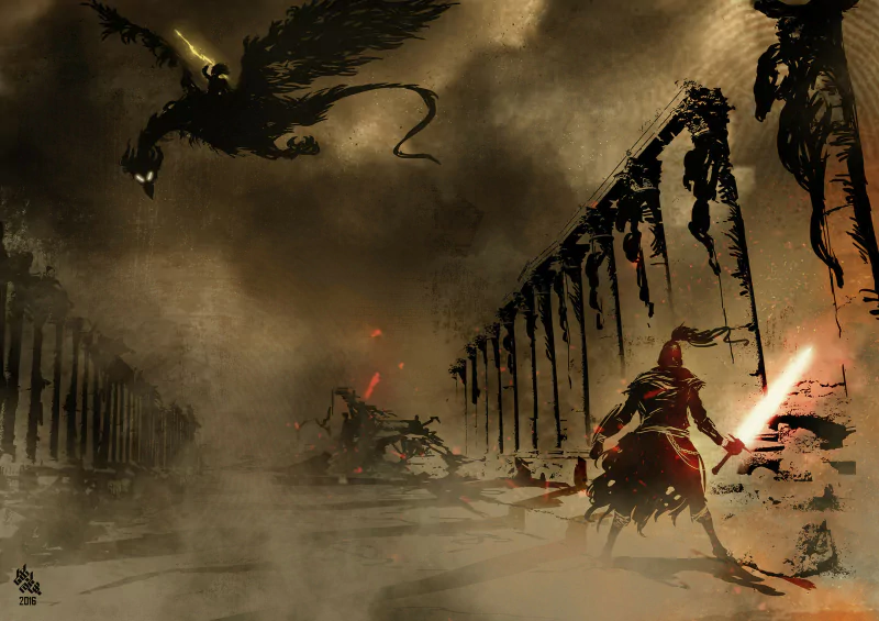 video game Dark Souls III Nameless King Image