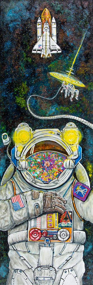 Sci Fi Astronaut Art