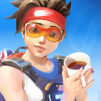 Tracer Track and Field Skin Art - Overwatch Art Gallery