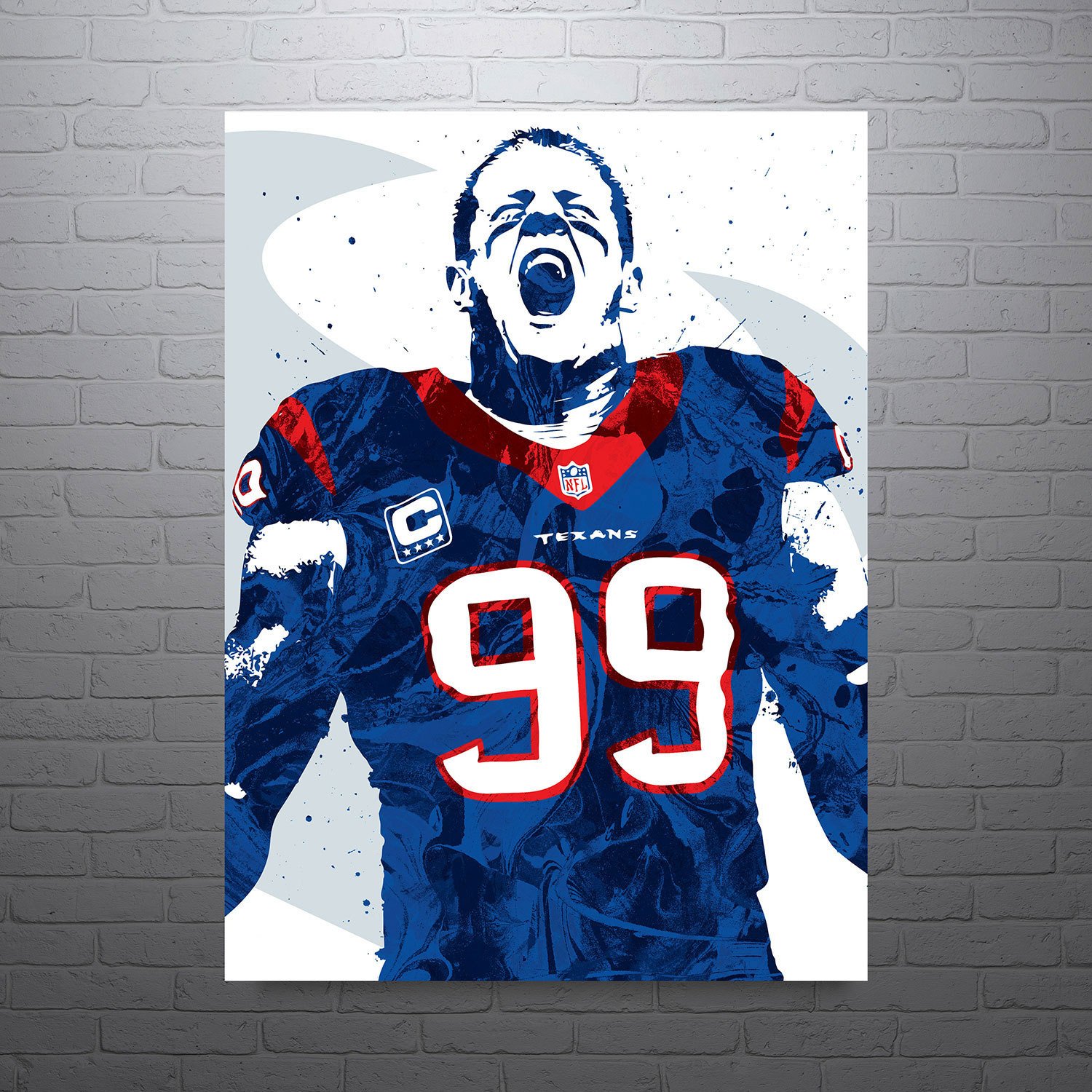 J.J. Watt, Houston Texans Art - ID: 104651