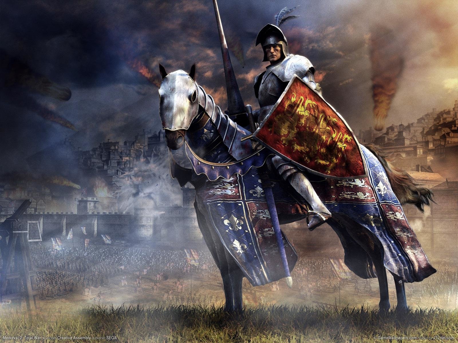 Download Armor Horse Medieval Warrior Fantasy Video Game Medieval II: Total War Fantasy Warrior Art