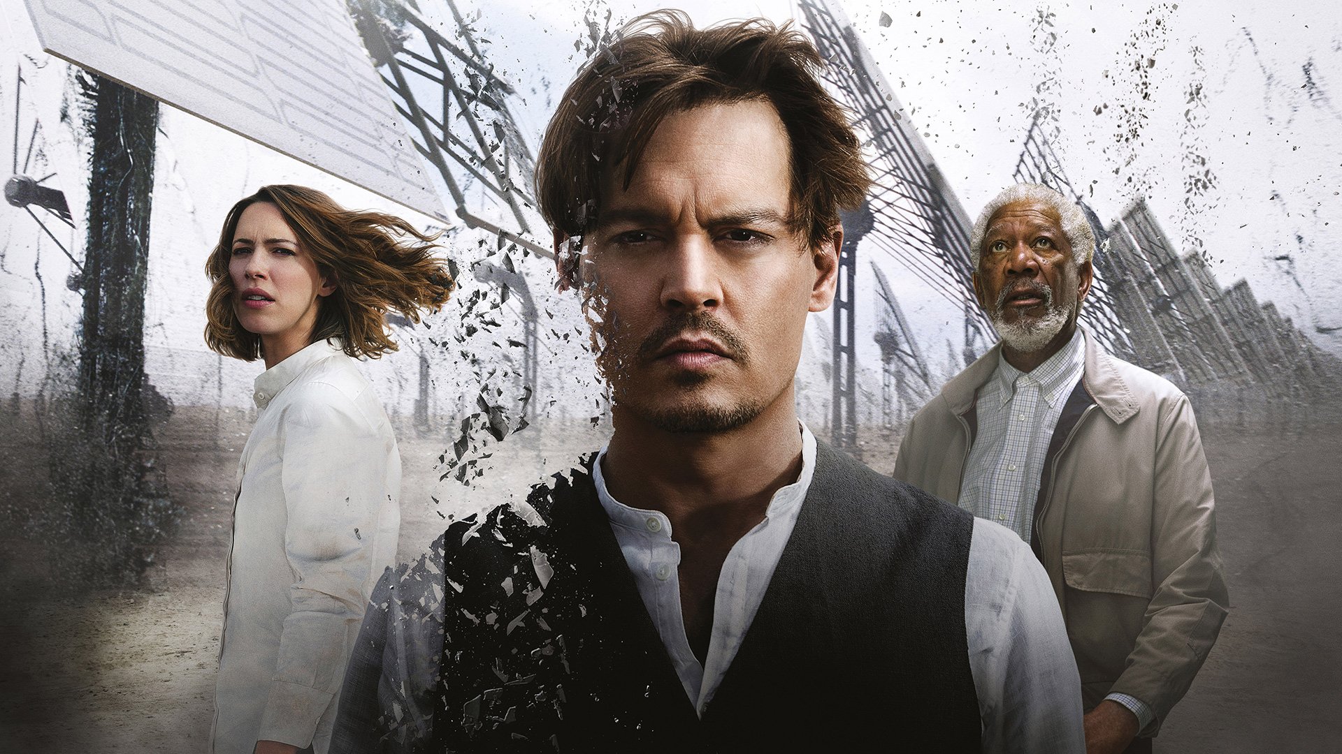 Download Morgan Freeman Rebecca Hall Johnny Depp Movie Transcendence Art