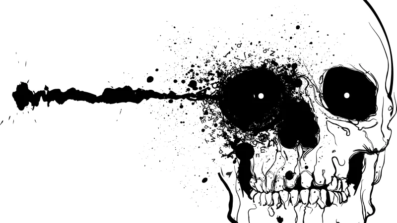 dark skull Image