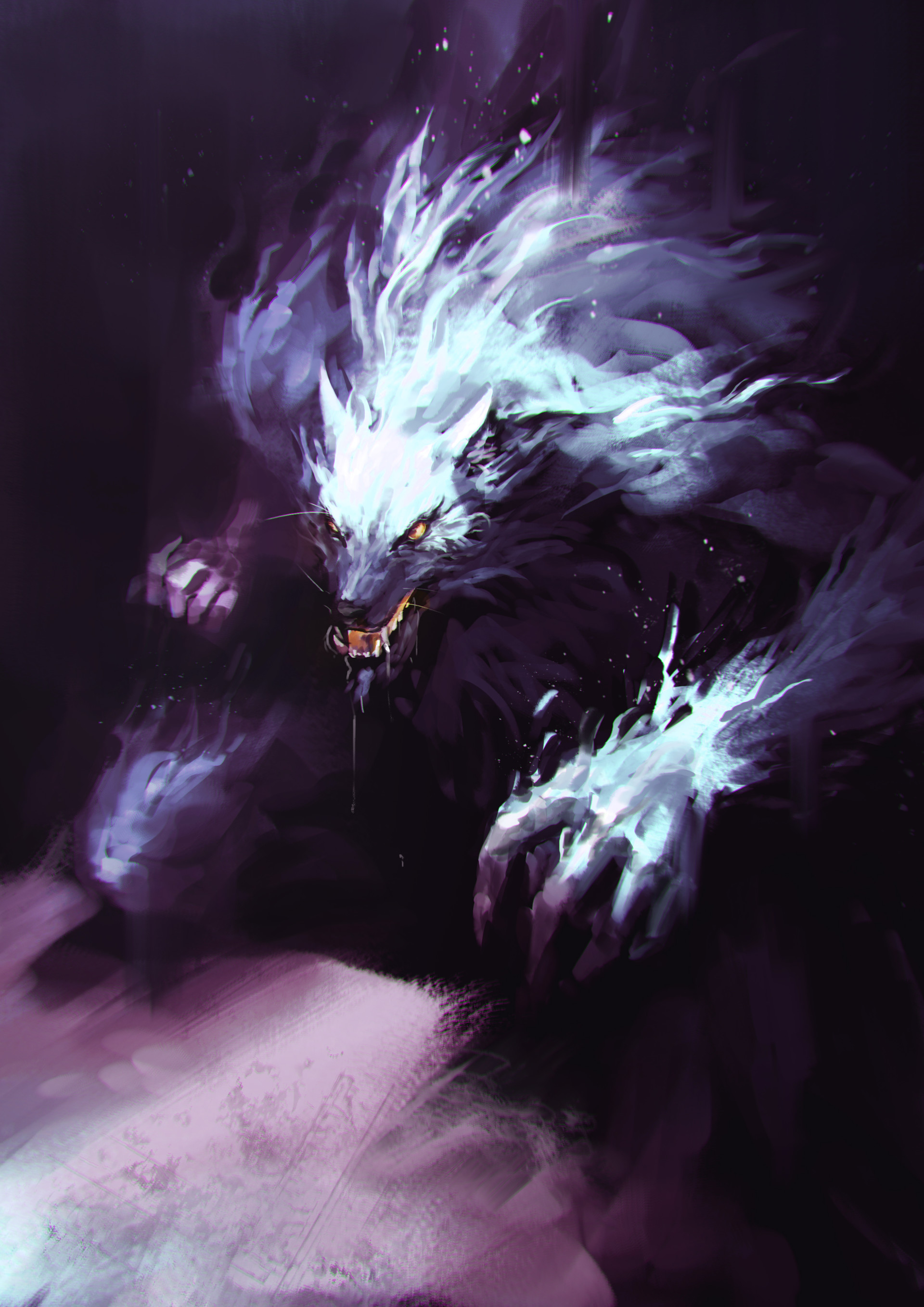 Werewolf Art by Jeffrey Chen