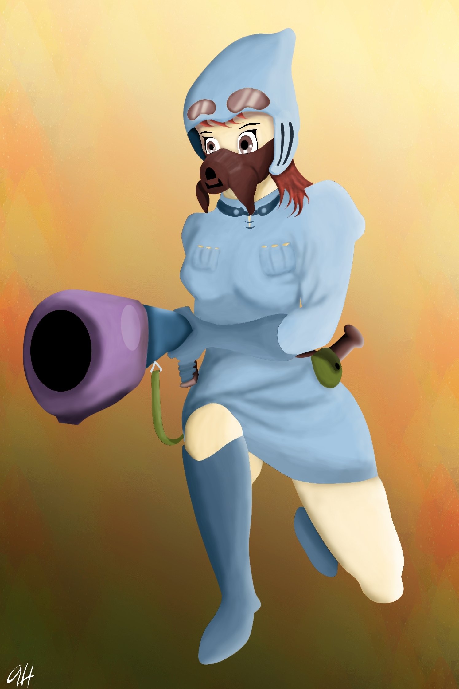 Nausicaa of the Valley of the Wind Digital Art by darkprinceah