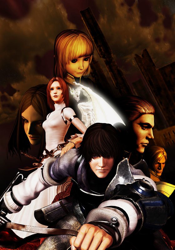 Download Leonard (Drakengard) Inuart (Drakengard) Furiae (Drakengard) Caim (Drakengard) Video Game Drakengard Art
