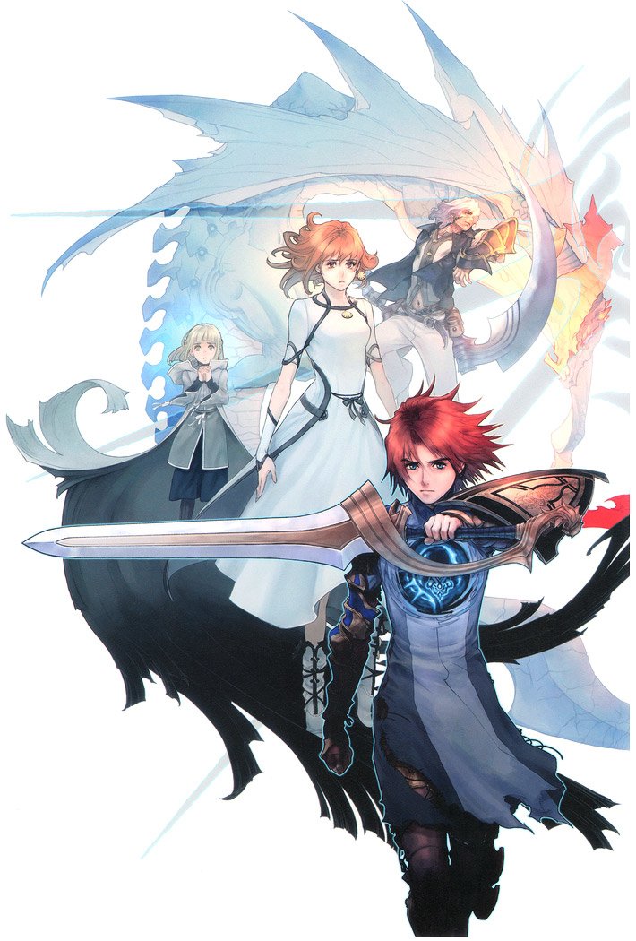 Download Urick (Drakengard) Seere (Drakengard) Eris (Drakengard) Nowe (Drakengard) Video Game Drakengard 2 Art