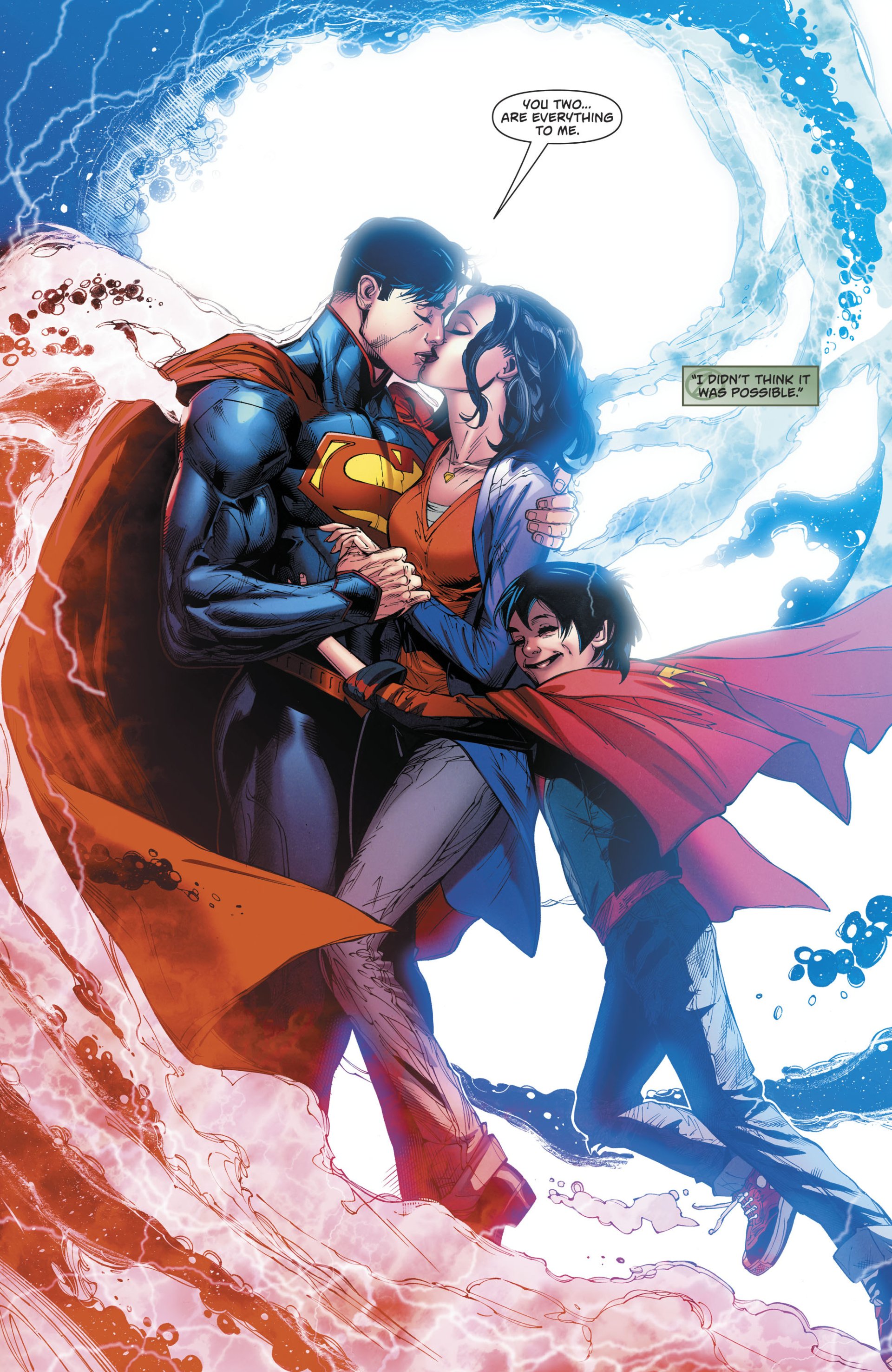 Download DC Comics Jon Kent Superboy Lois Lane Comic Superman Art