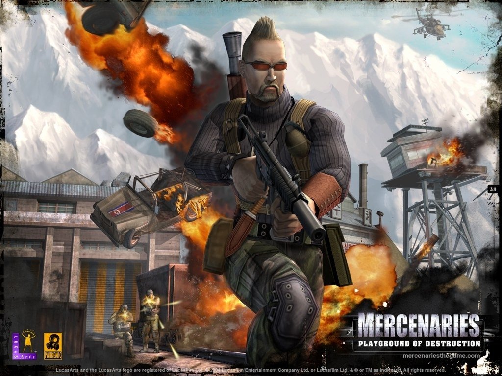 Download Video Game Mercenaries Art