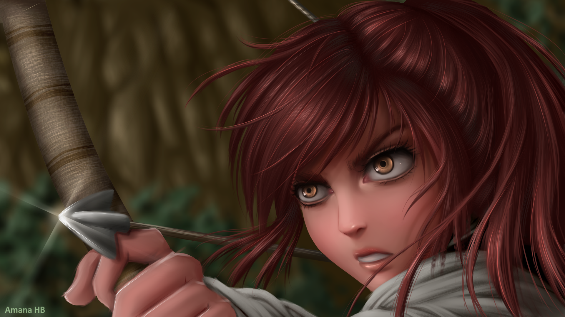 Sasha Braus - Attack on Titan Digital Fanart by Amana_HB
