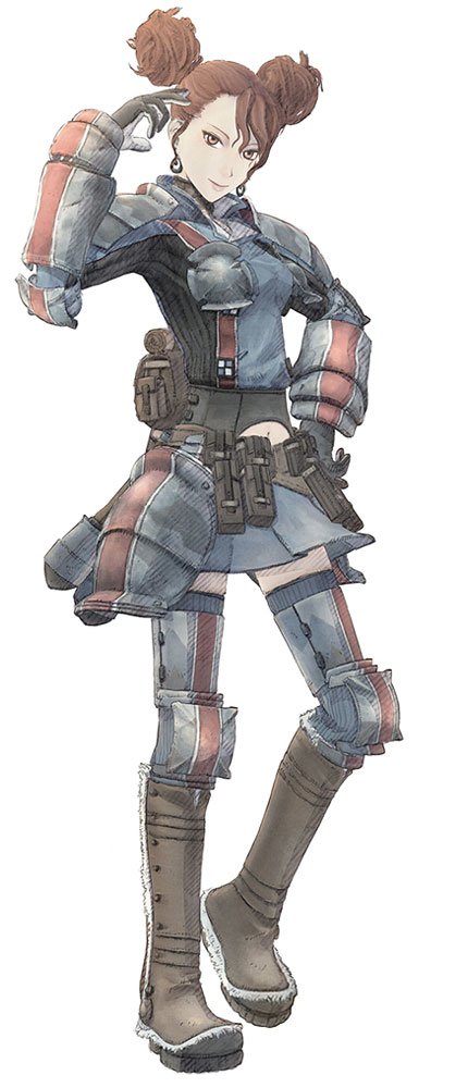 Download Brigitte 'Rosie' Stark Video Game Valkyria Chronicles Art