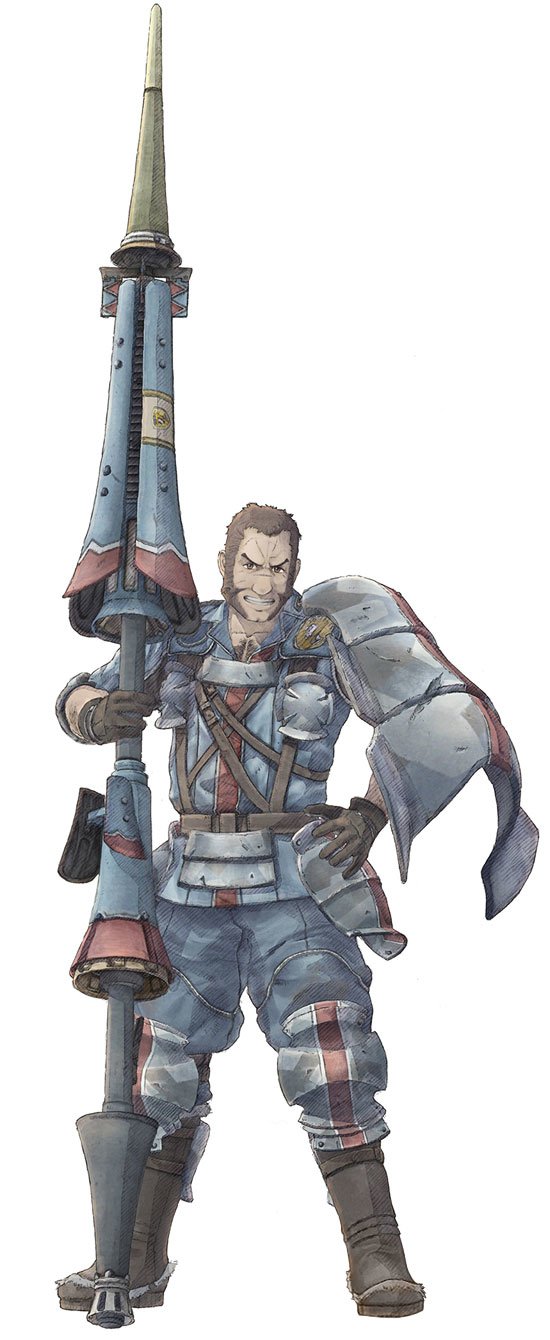 Download Largo Potter Video Game Valkyria Chronicles Art