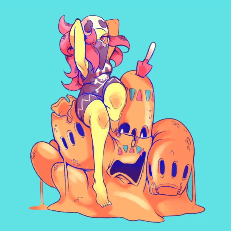 Palossand (Pokémon) video game Pokémon: Sun and Moon girl summer Image