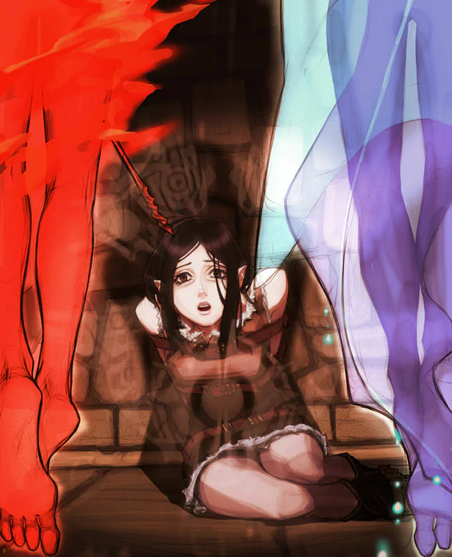 Salamander (Drakengard) Undine (Drakengard) Arioch (Drakengard) video game drakengard Image