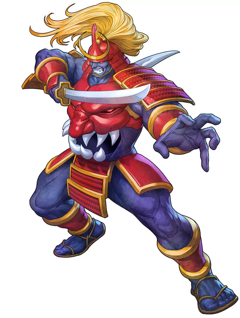 Oboro Bishamon video game Darkstalkers Resurrection Image
