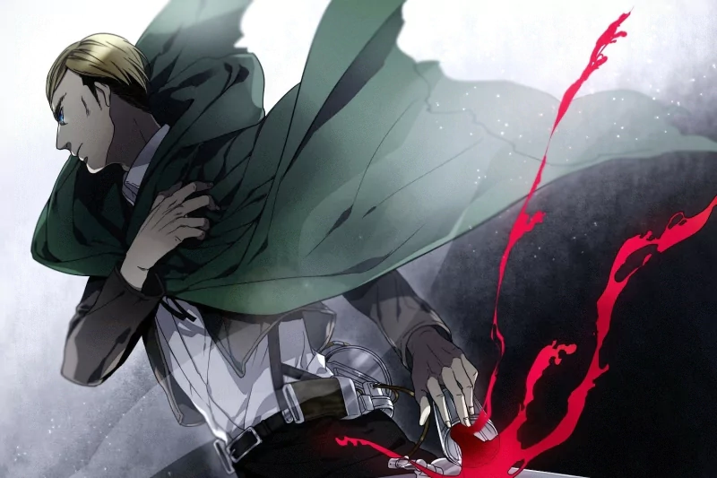 Erwin Smith Anime Attack on Titan Image