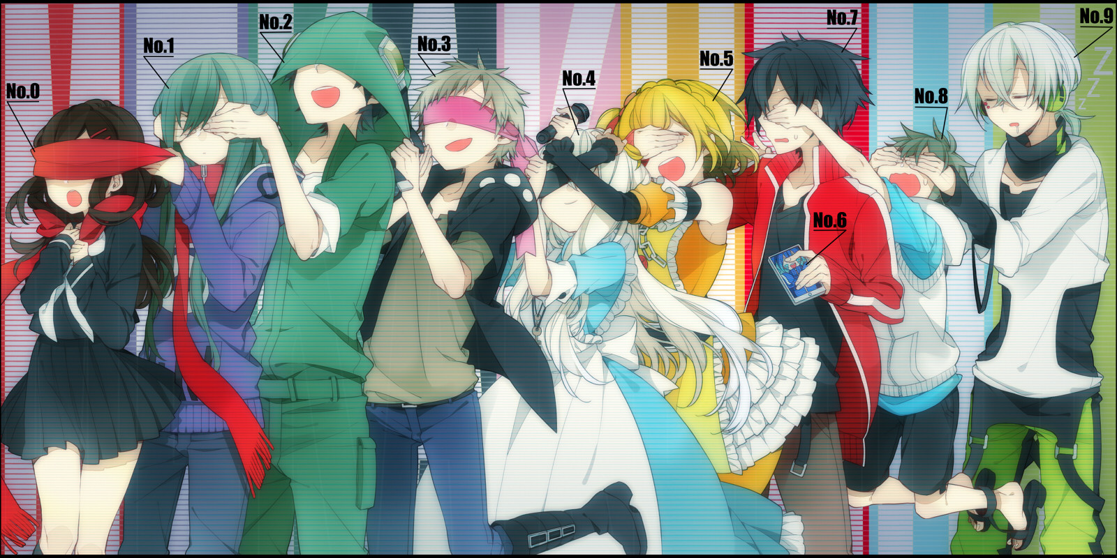 Mekakushi-Dan, Mekakucity Actors