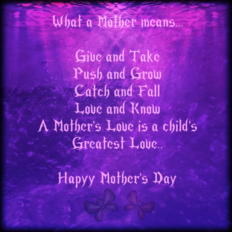  A Mother's Day Wish
