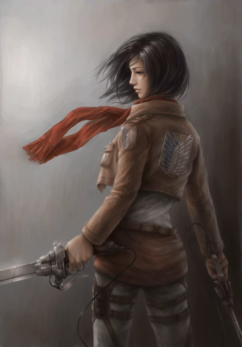 Mikasa Ackerman Anime Attack on Titan Image