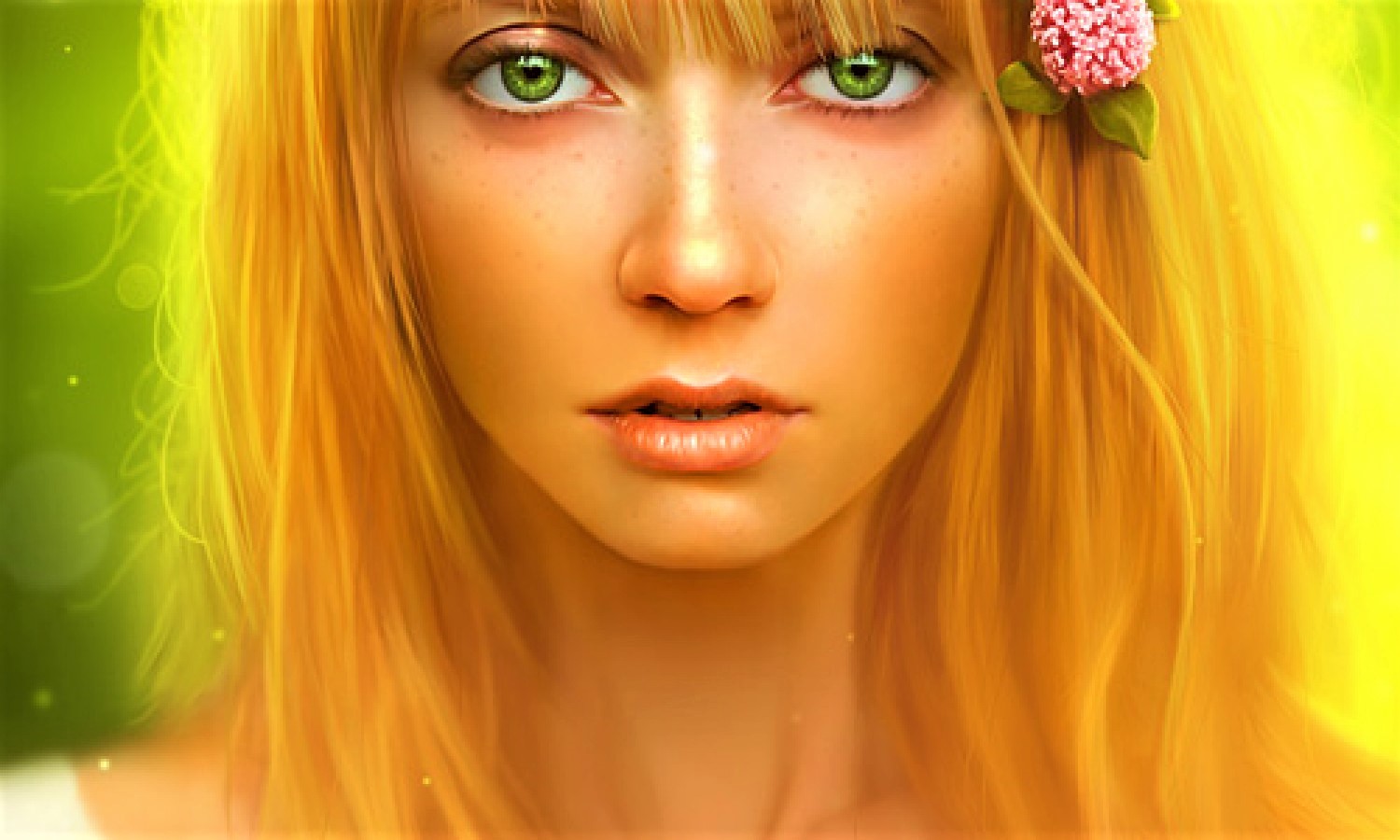 Девушка с зелеными глазами картина