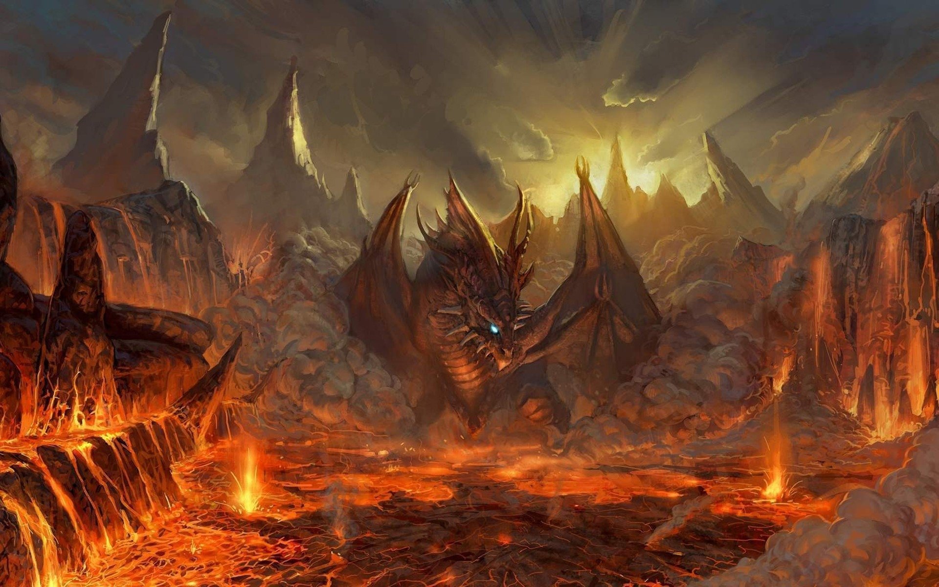 Fire Dragon Art - ID: 107396 - Art Abyss