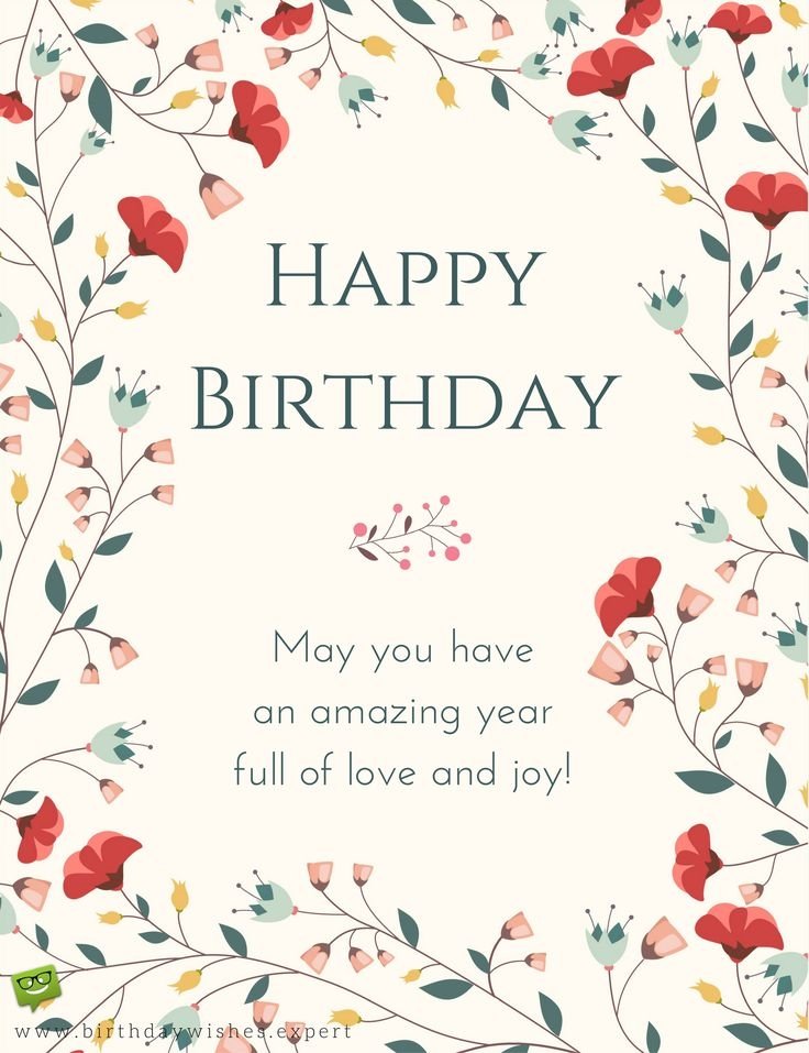 Download Happy Birthday Holiday Birthday Greeting Card Floral Design Art