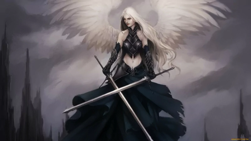 fantasy angel warrior Image