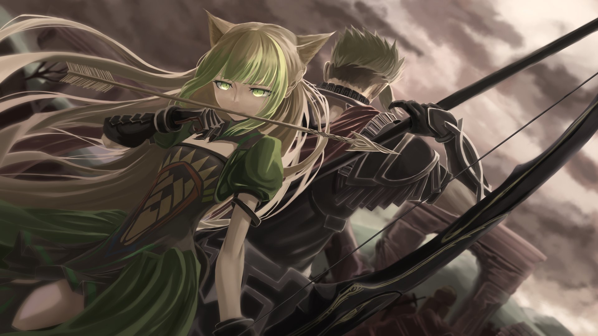 Fate/Apocrypha Rider and Archer of Red